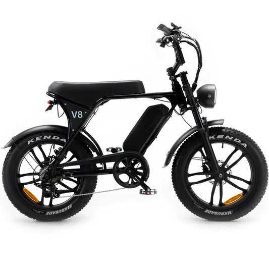 OUXI V8 3.0 Fatbike - Zwart - Hydraulische Remmen
