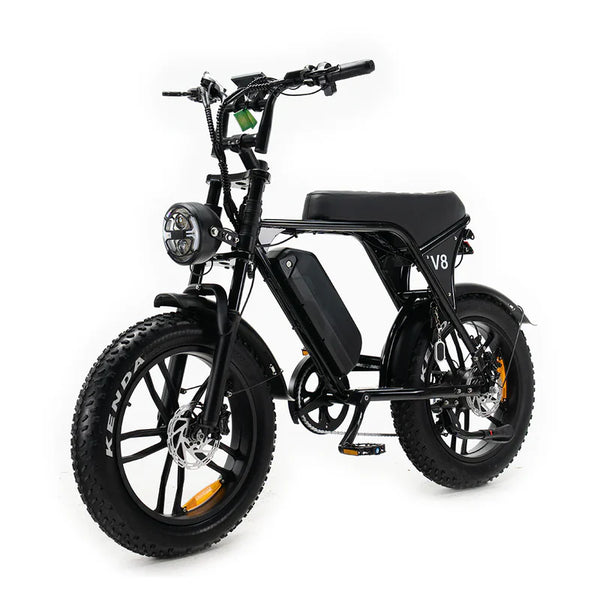 OUXI V8 3.0 Fatbike - Zwart - Hydraulische Remmen