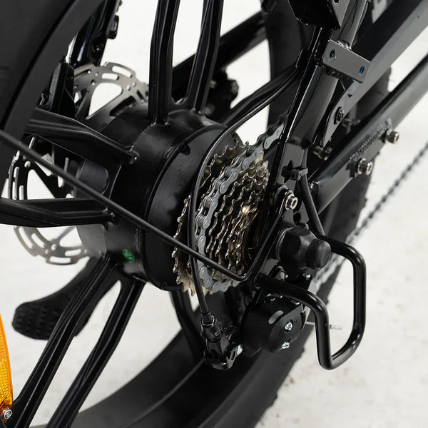 OUXI V8 3.0 Fatbike - Zwart - Hydraulische Remmen