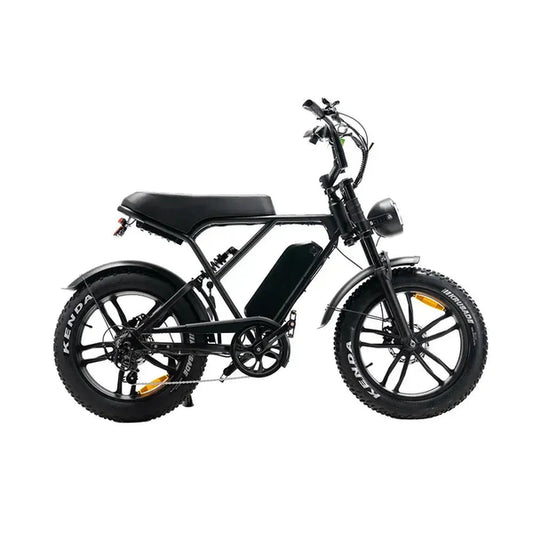 OUXI H9 Fatbike - Zwart - Hydraulische Remmen