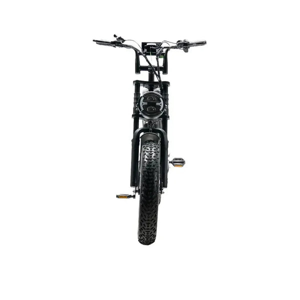OUXI H9 Fatbike - Zwart - Hydraulische Remmen