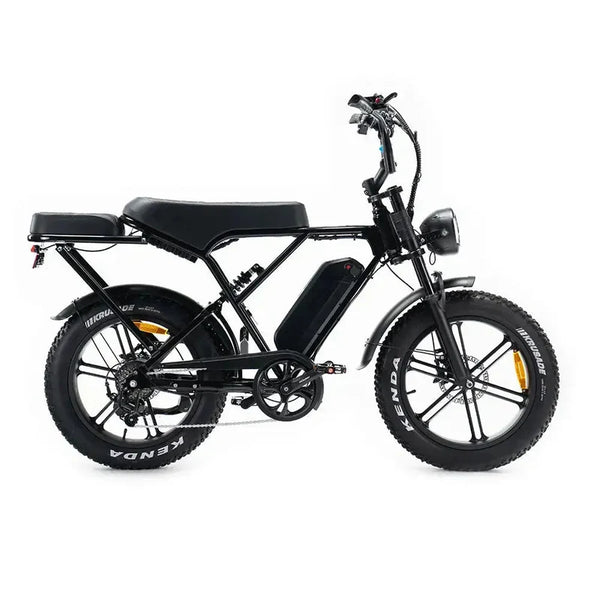 OUXI H9 Fatbike - Zwart - Hydraulische Remmen