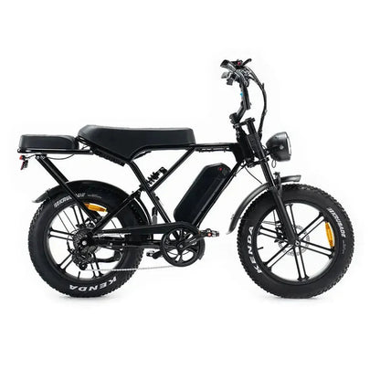 OUXI H9 Fatbike - Zwart - Hydraulische Remmen