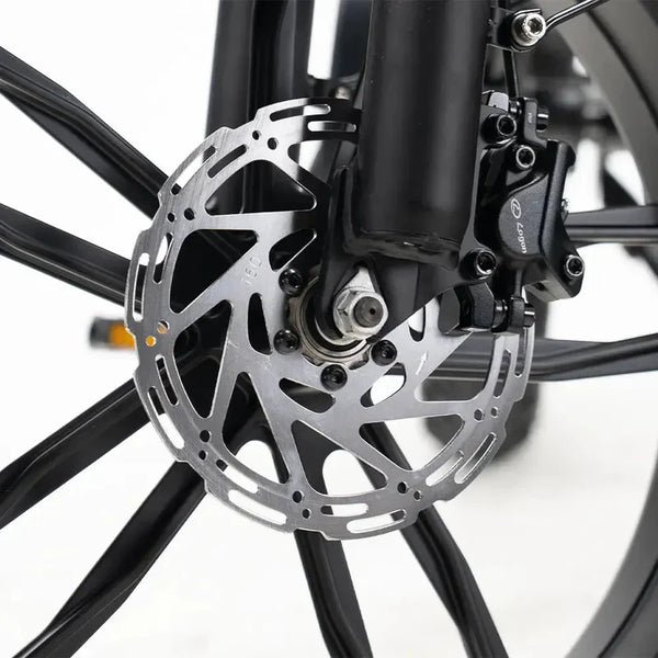 OUXI H9 Fatbike - Zwart - Hydraulische Remmen