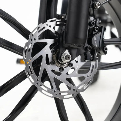 OUXI H9 Fatbike - Zwart - Hydraulische Remmen