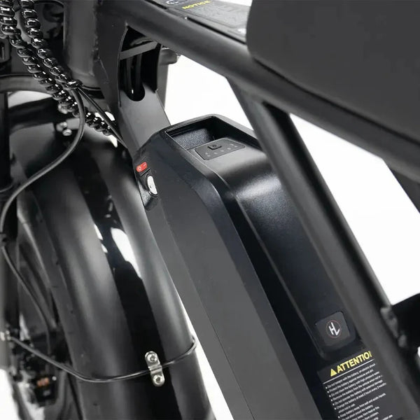 OUXI H9 Fatbike - Zwart - Hydraulische Remmen